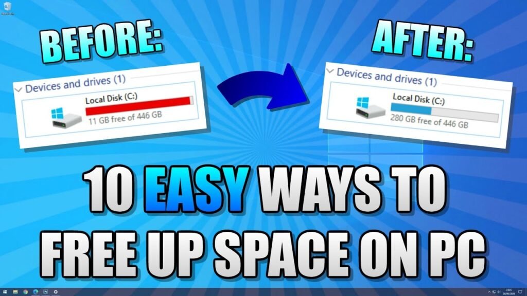FREE UP SPACE ON YOUR WINDOWS PC